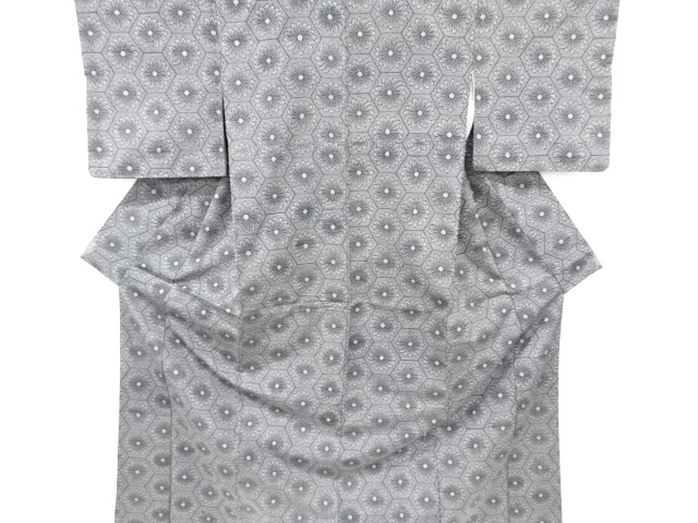 JAPANESE KIMONO / NISHIJIN DENSHO TSUMUGI / WOVEN KIKKO